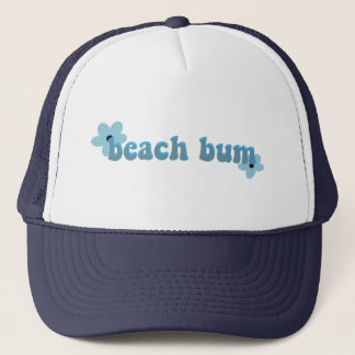 Beach Bum Writing with blommor T-Shirt Tote Bag T Keps