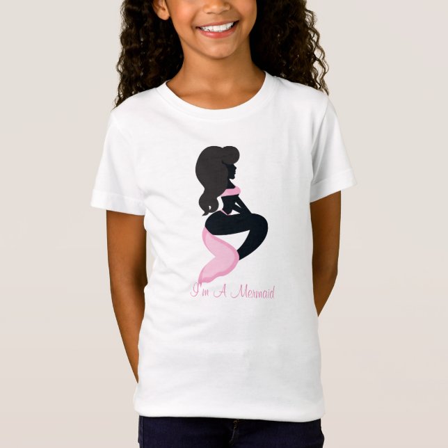 Beach Bunny Rosa Fin Sjöjungfru Personlig Shirt Tee Shirt (Framsida)