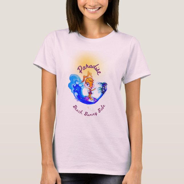 "Beach Bunny" T Shirt (Framsida)