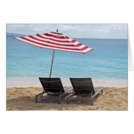 BEACH CHAIRS NOTECARD OBS KORT