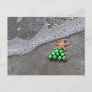 Beach-Chicens julvykort Helg Vykort