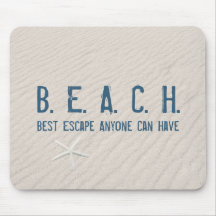 Beach-citat med vit stärkelse