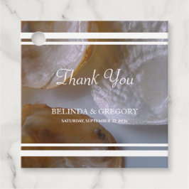 Beach Clams Bröllop Gift Gåvor Etiketter