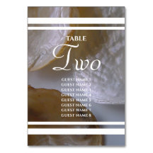 Beach Clams Bröllop Guest Namn