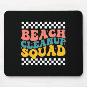 Beach Cleanup Squad Groovy Retro Design for Earth Musmatta