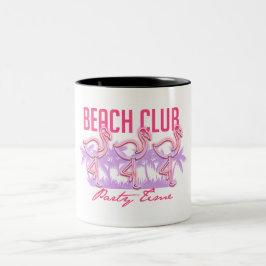 beach club Två-Tonad mugg