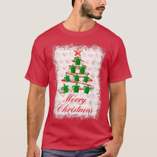 Beach Coastal Julafton God jul T Shirt