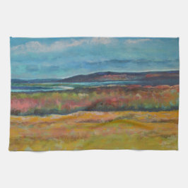 Beach Coastal Painting Dunes Artwork Kitchen Towel Kökshandduk