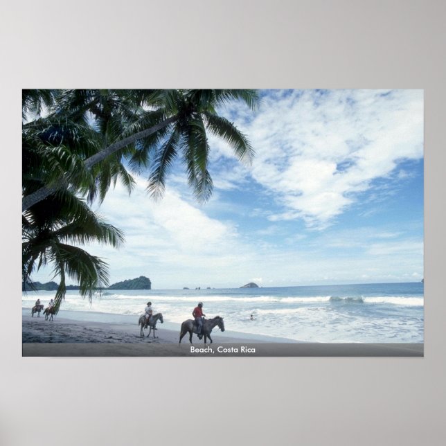 Beach, Costa Rica Poster (Framsidan)