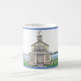 Beach Cottage Blue 11oz Mugg