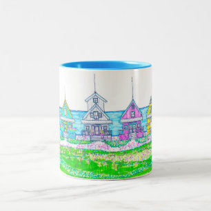Beach Cottage Blue Mugg
