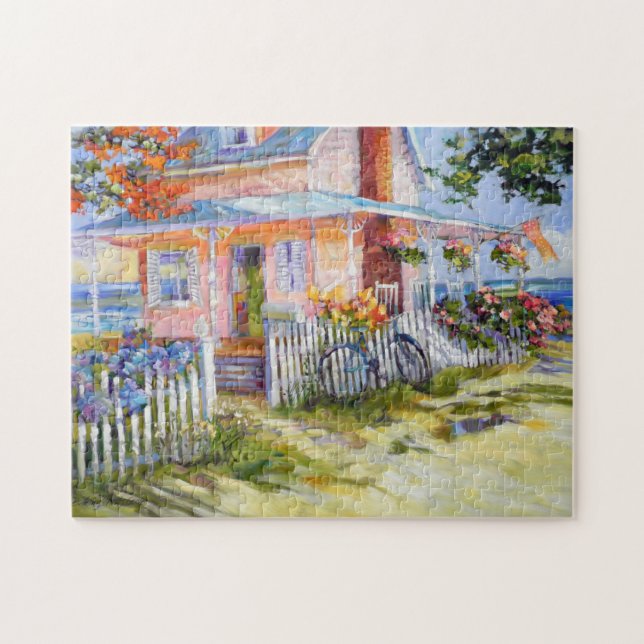 Beach Cottage Dream Pussel (Horisontell)