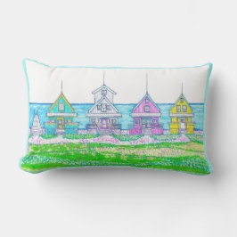 Beach Cottages Lumbar Pillow Lumbarkudde