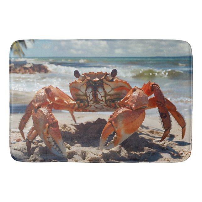 Beach Crab Bath Mat Badrumsmatta (Framsidan)