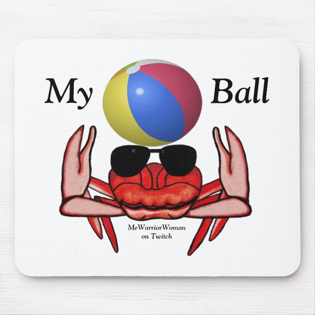 Beach Crab, My Boll, MeWarriorWoman på Twitch Musmatta (Framsidan)