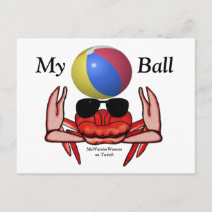 Beach Crab, My Boll, MeWarriorWoman på Twitch Vykort