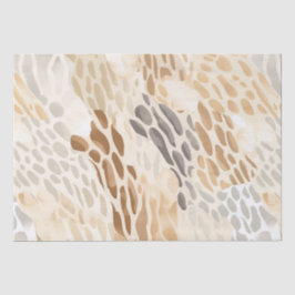 Beach Cream Abstrakt Animal Bröllop