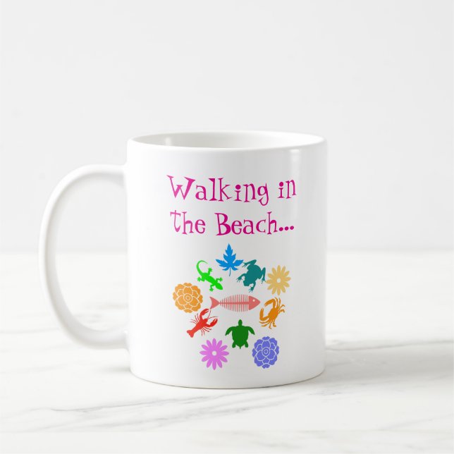 Beach Creatures Kaffemugg (Vänster)