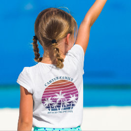 Beach Cruise Anpassningsbar Family Reunion Pocket  T Shirt
