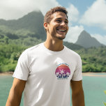 Beach Cruise Anpassningsbar Family Reunion Pocket  T Shirt<br><div class="desc">Coola som motsvarar t-shirts för familjesemester för en pappa,  mamma,  syster och bror till bära på en ökryssning. Det är vackert handflatan träd framför en söt strandsolnedgång. Perfektens anpassningsbar garanterar att du kan ta med dig resa till havet under sommaren.</div>