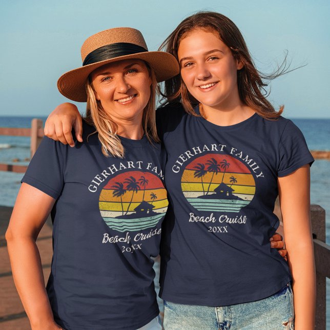 Beach Cruise Family Reunion Mamma Matching T Shirt (Skapare uppladdad)