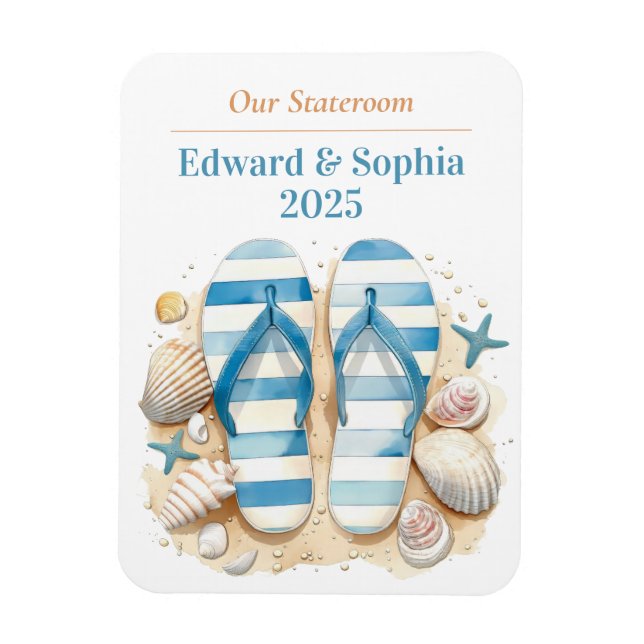 Beach Cruise Frakt Stateroom Magnet (Vertikal)