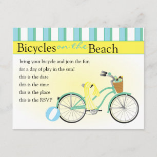 Beach-cykel Inbjudningar