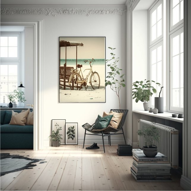Beach-cykel Poster (Skapare uppladdad)