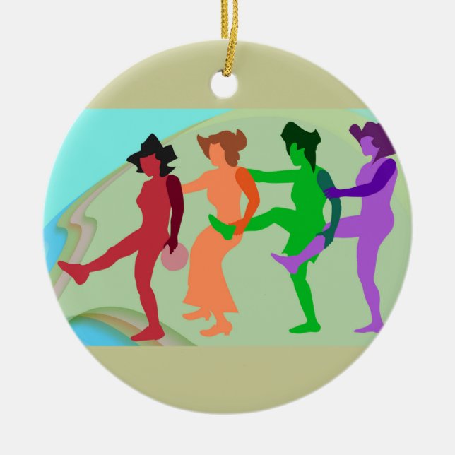 Beach Dance Ornament (Framsidan)