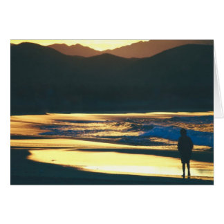 Beach Dawn Hälsningskort