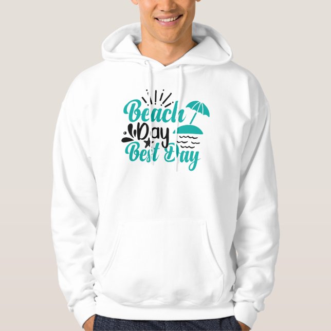 Beach Day Best Day-68634 Hoodie (Framsida)