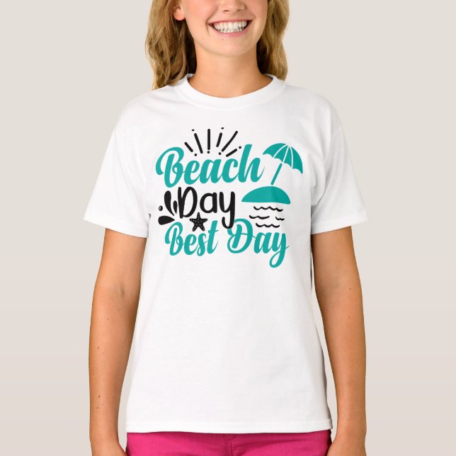 Beach Day Best Day-68634 T Shirt (Framsida)