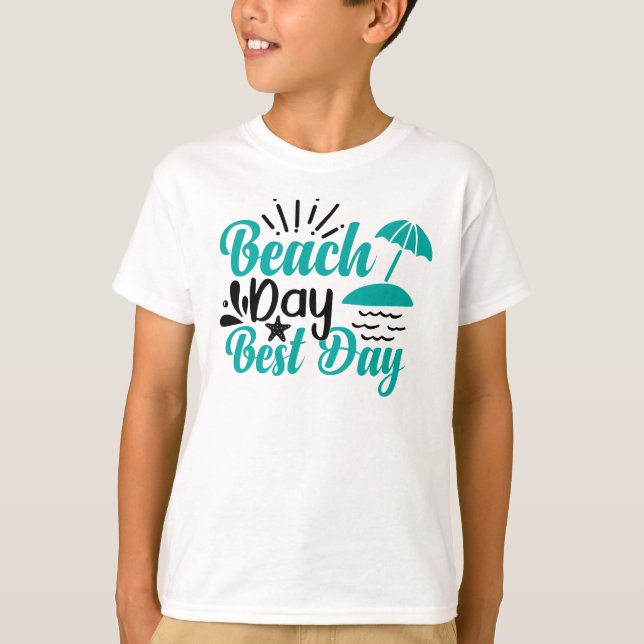 Beach Day Best Day-68634 T Shirt (Framsida)