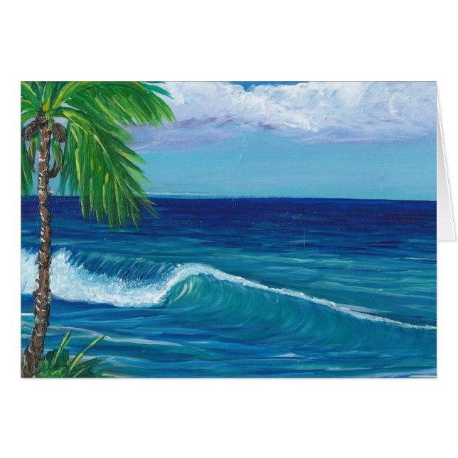 Beach Day! Hälsningskort (Framsidan Horizontal)