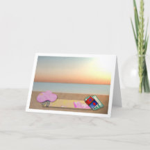 Beach day LeeMarie-kreativets designkort