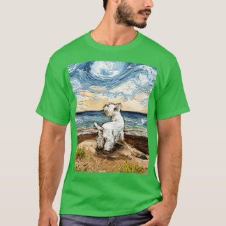 Beach Day Westie T Shirt