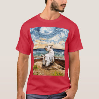 Beach Day Westie T Shirt