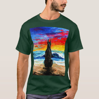 Beach Days Doberman T Shirt