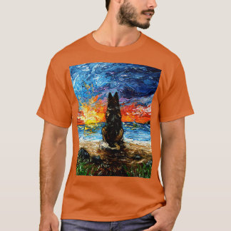 Beach Days German Shepherd T Shirt