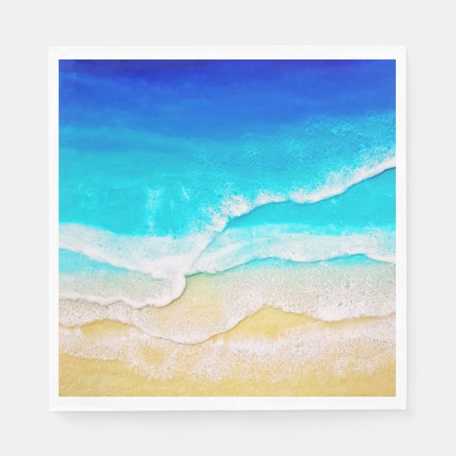 Beach Decoupage Pappersservett (Framsidan)