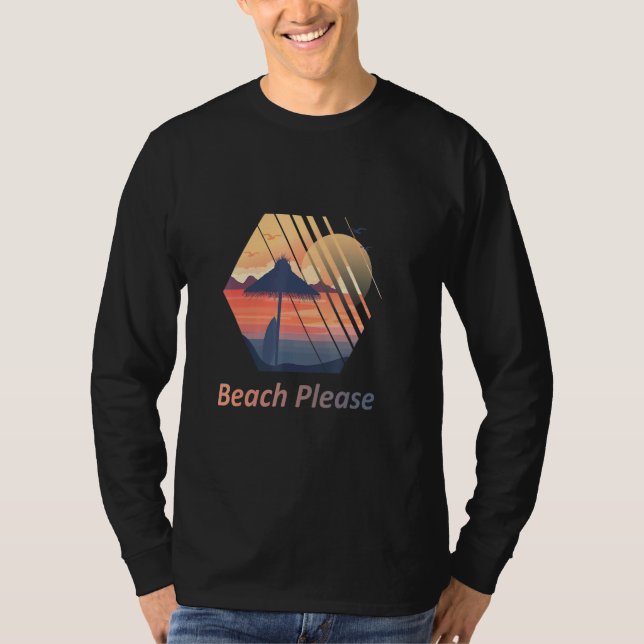 Beach Design För manar Women Summer Breaks Aloha B T Shirt (Framsida)