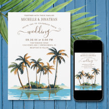 Beach Destination Wedding i Tropical Handflatan Tr
