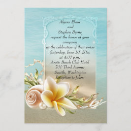 Beach Destination Wedding-inbjudan Inbjudningar