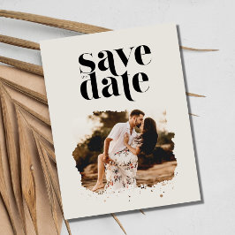 Beach Destination Wedding Photo Save Date Meddelande Vykort