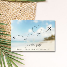 Beach Destination Wedding Photo Save Date Spara Datumet