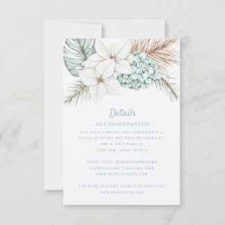 Beach Destination Winter Wedding | Details OSA Kort