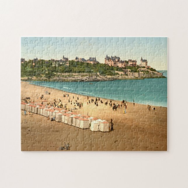 Beach Dinard Frankrike Pussel (Horisontell)