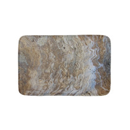 Beach Driftwood Mönster Woodgrain Coastal Badrumsmatta