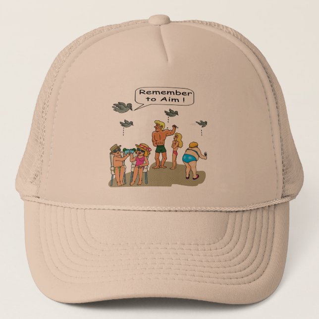 "Beach droppings" Hatt Keps (Framsida)