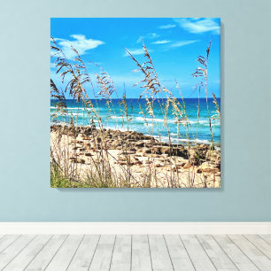 Beach Dunes Ocean Canvas